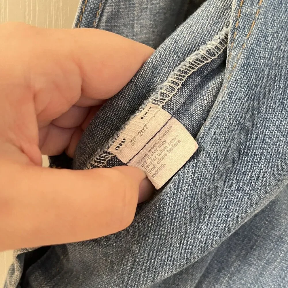 Vintage Levi's Orange Tab Denim Jean Overalls USA Kids Size 5